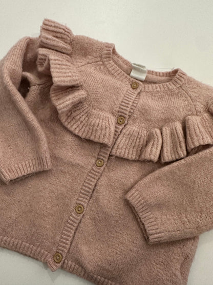 veste laine 6-9m - Boutique friperie le placard de Jeanne et cie