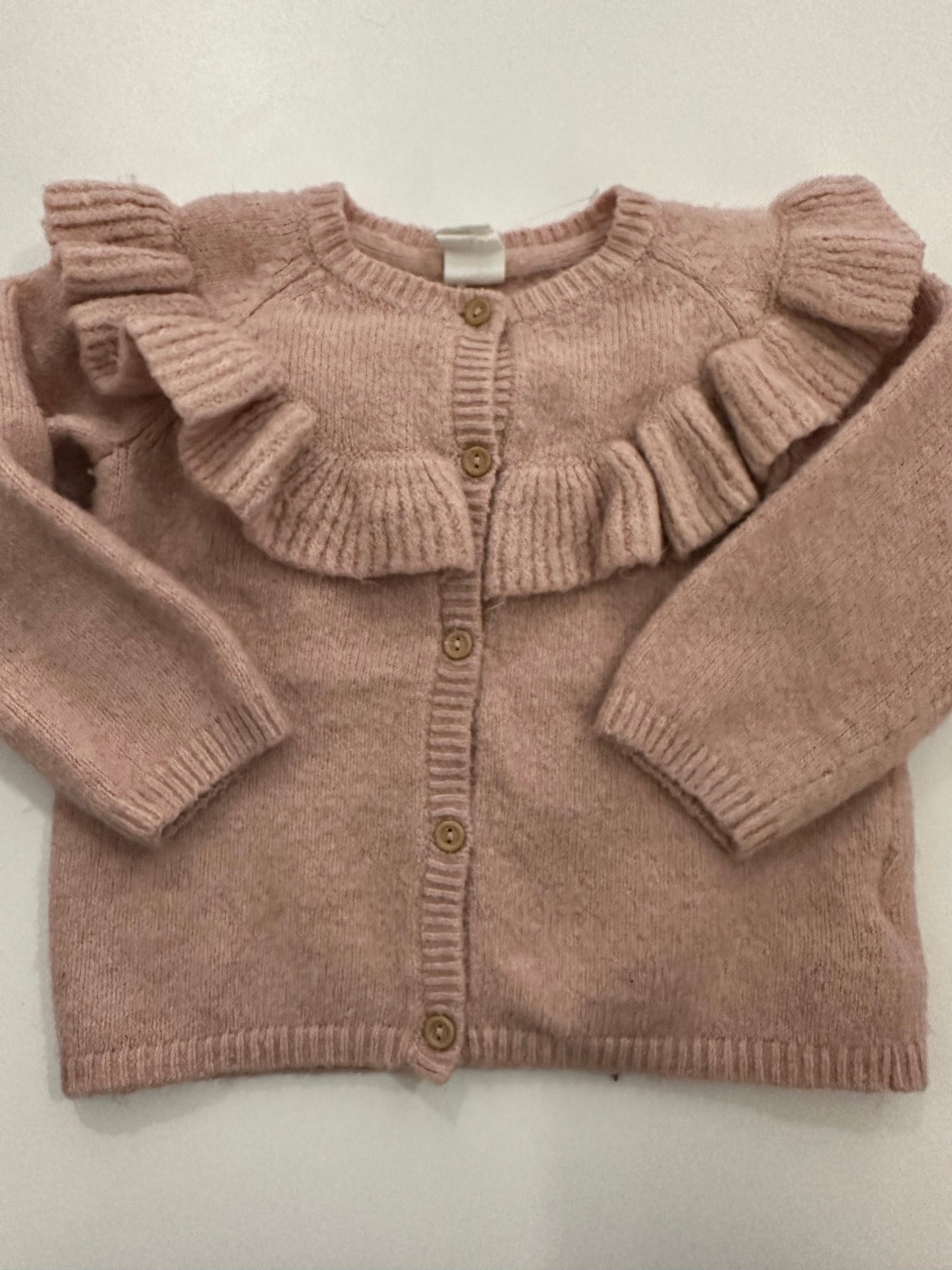 veste laine 6-9m - Boutique friperie le placard de Jeanne et cie